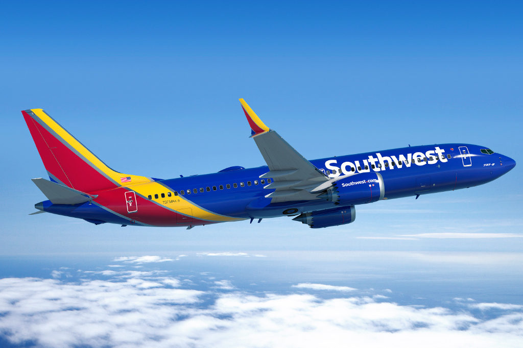 southwest airlines dream map