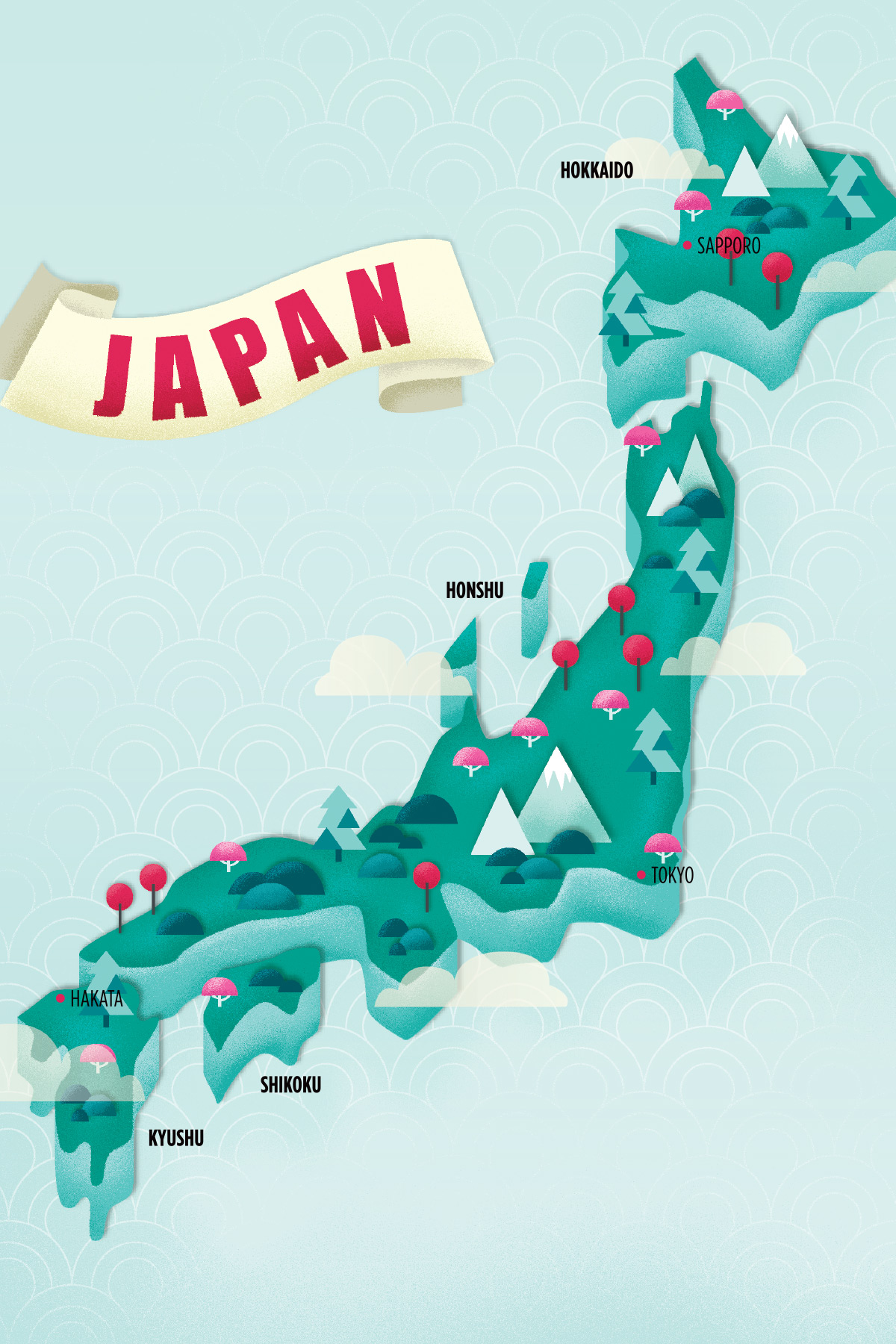 japan map