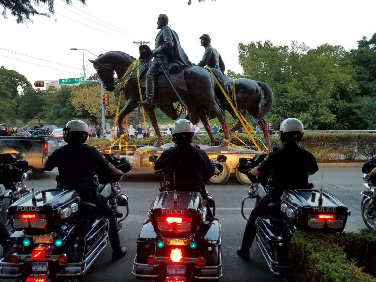 Dallas' Robert E. Lee Statue Finally Comes Down D Magazine