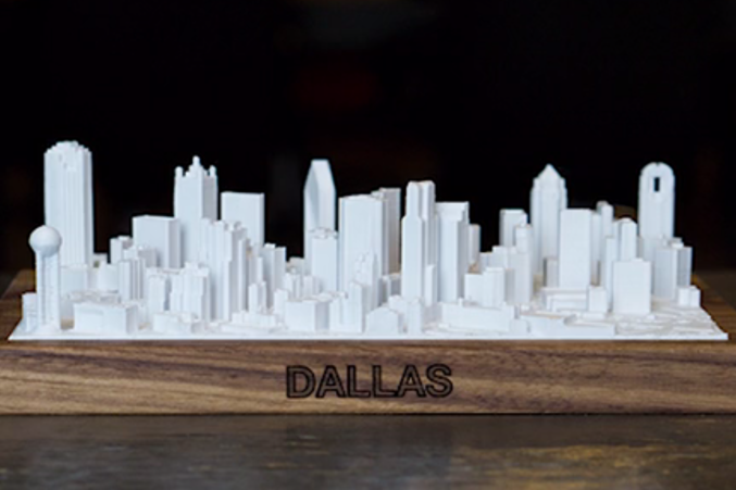 The Creator Of This 3d Dallas Skyline Model Has A Business On His Hands D Magazine