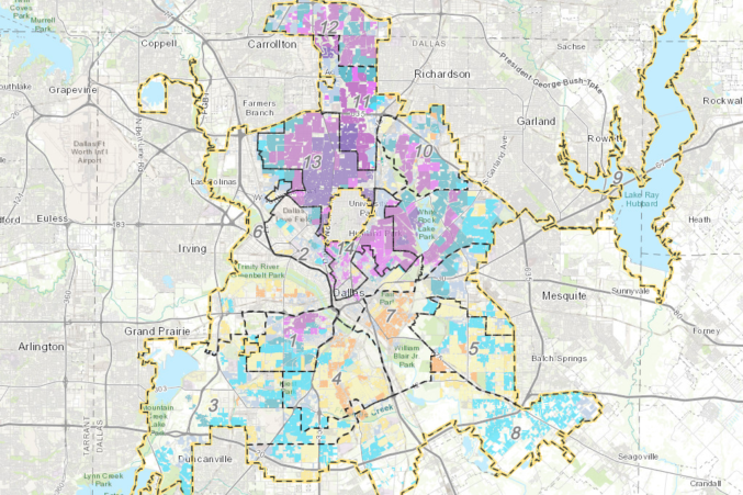 Dallas City Limits Map 2018