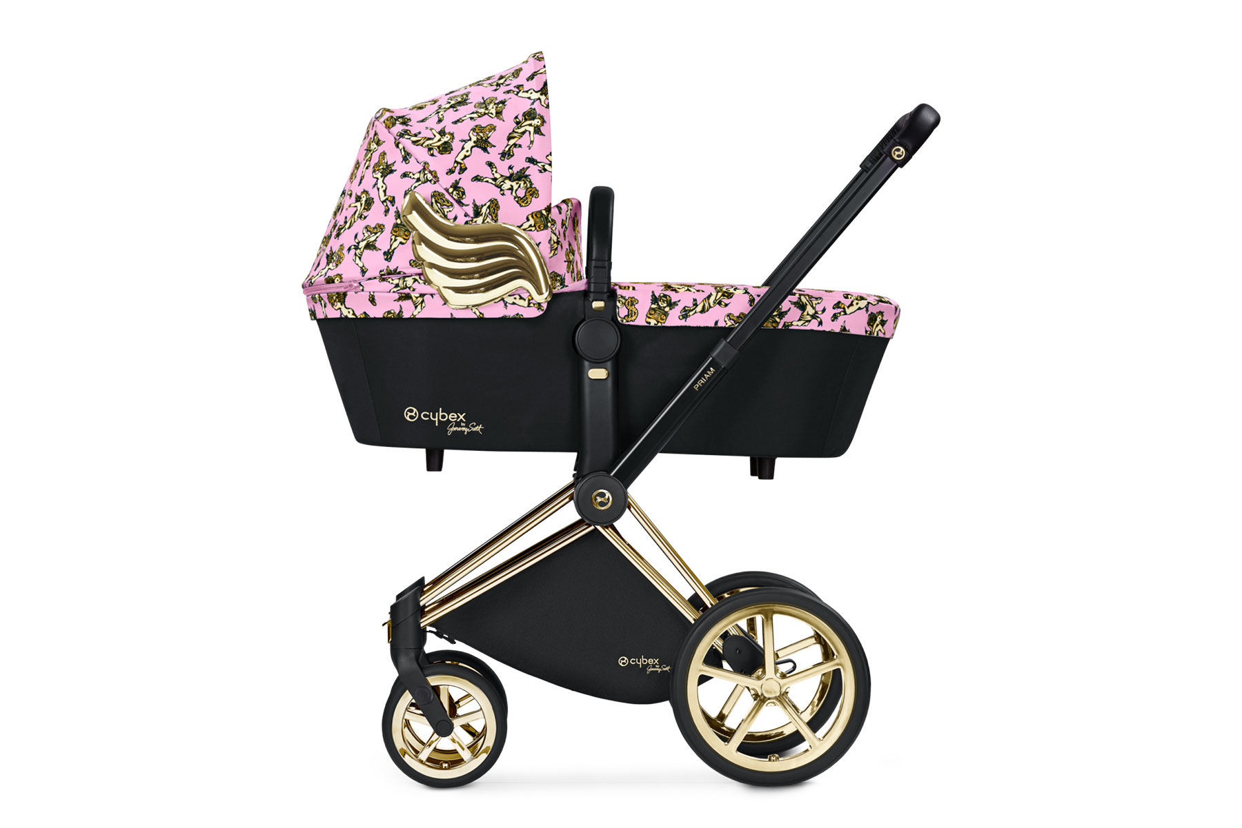 cybex pink stroller