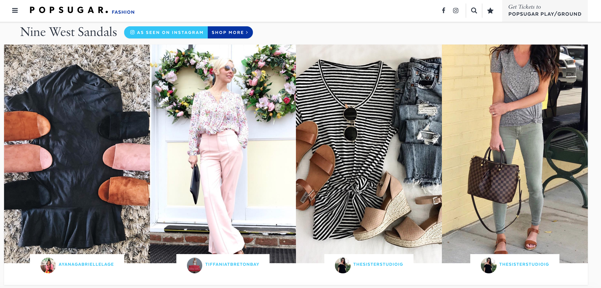 PopSugar Accused of Stealing rewardStyle Influencer Content - D