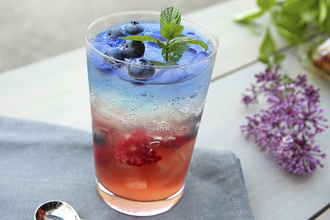 4th Of July Drink- Red, White And Blue Cocktail By Barillio