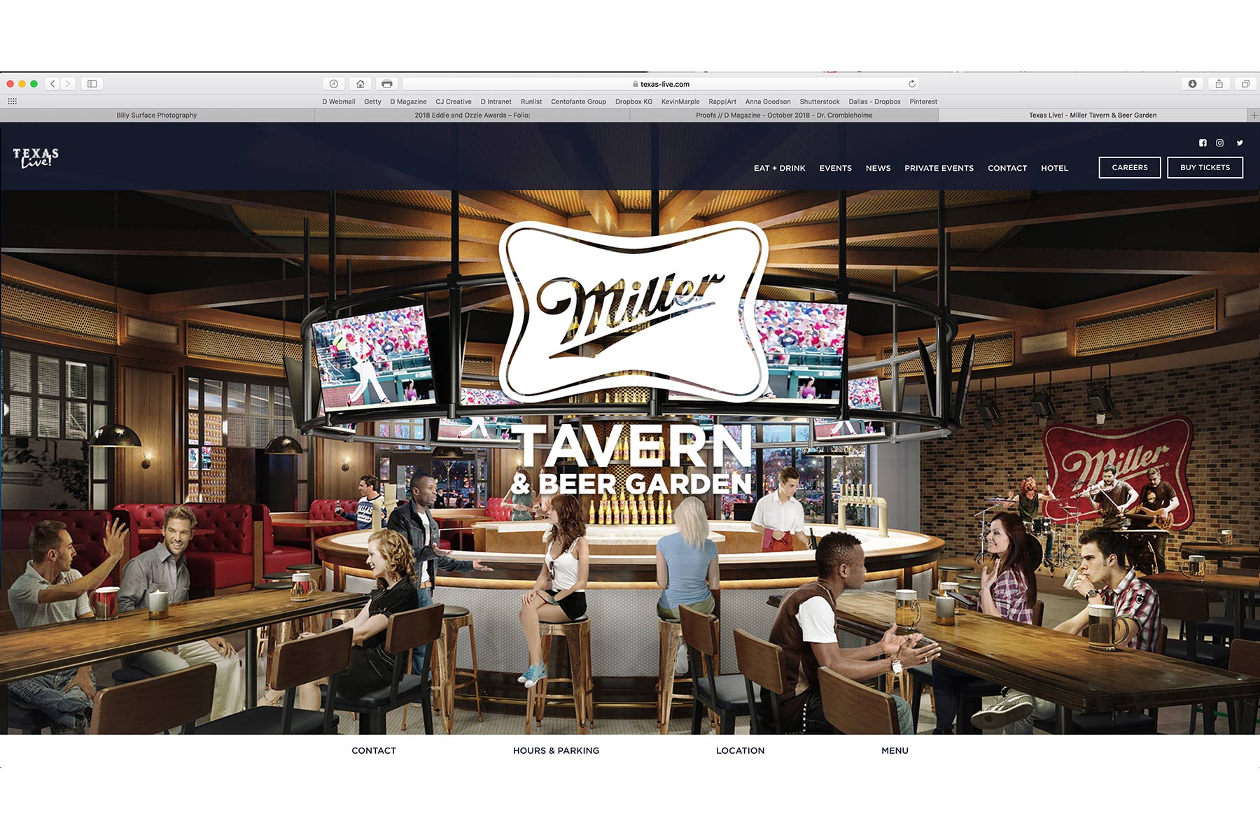 A Review Of Texas Live S Miller Tavern Beer Garden Based On