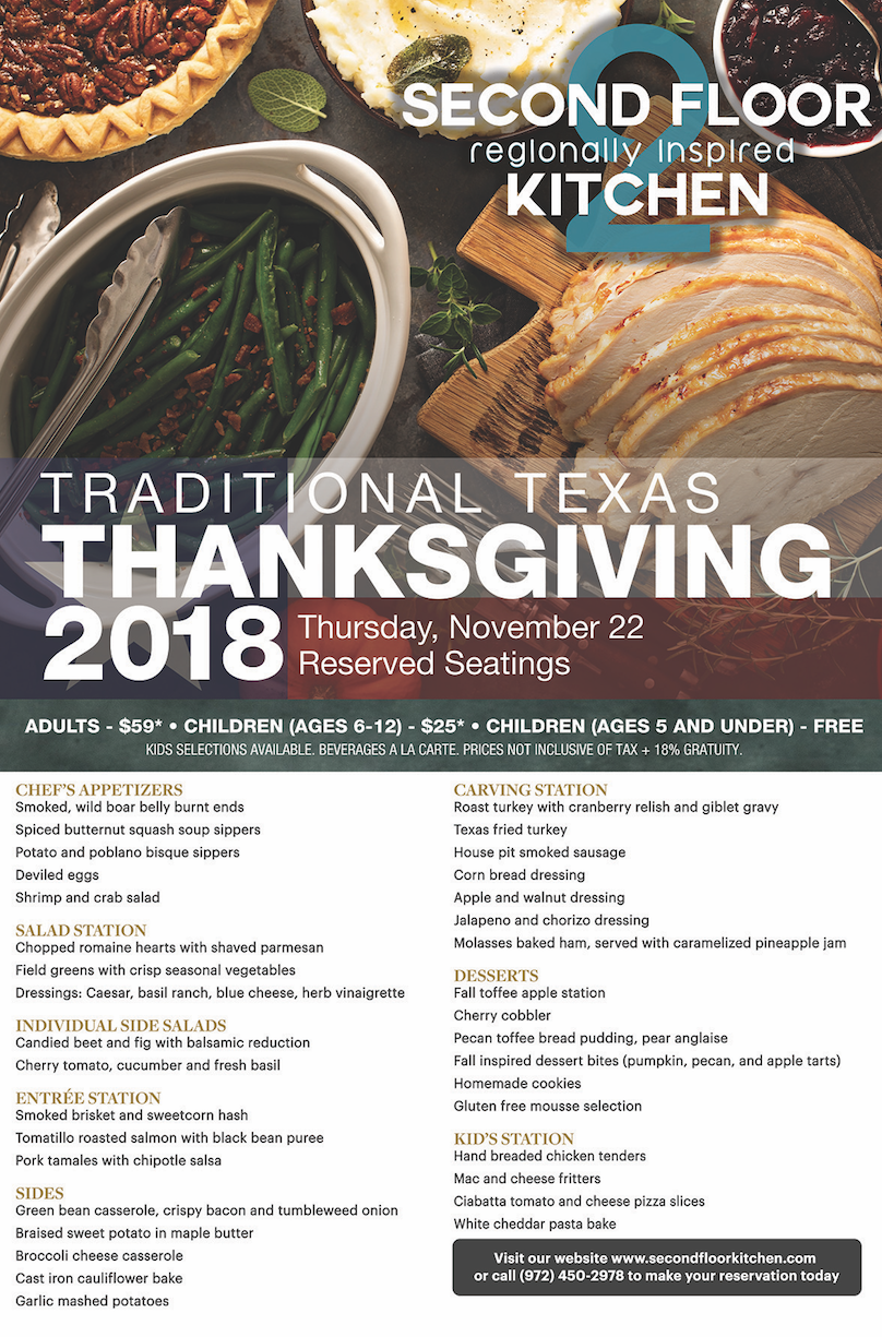 2018 Thanksgiving Guide Where To Pre Order Meals And Dine Out D Magazine