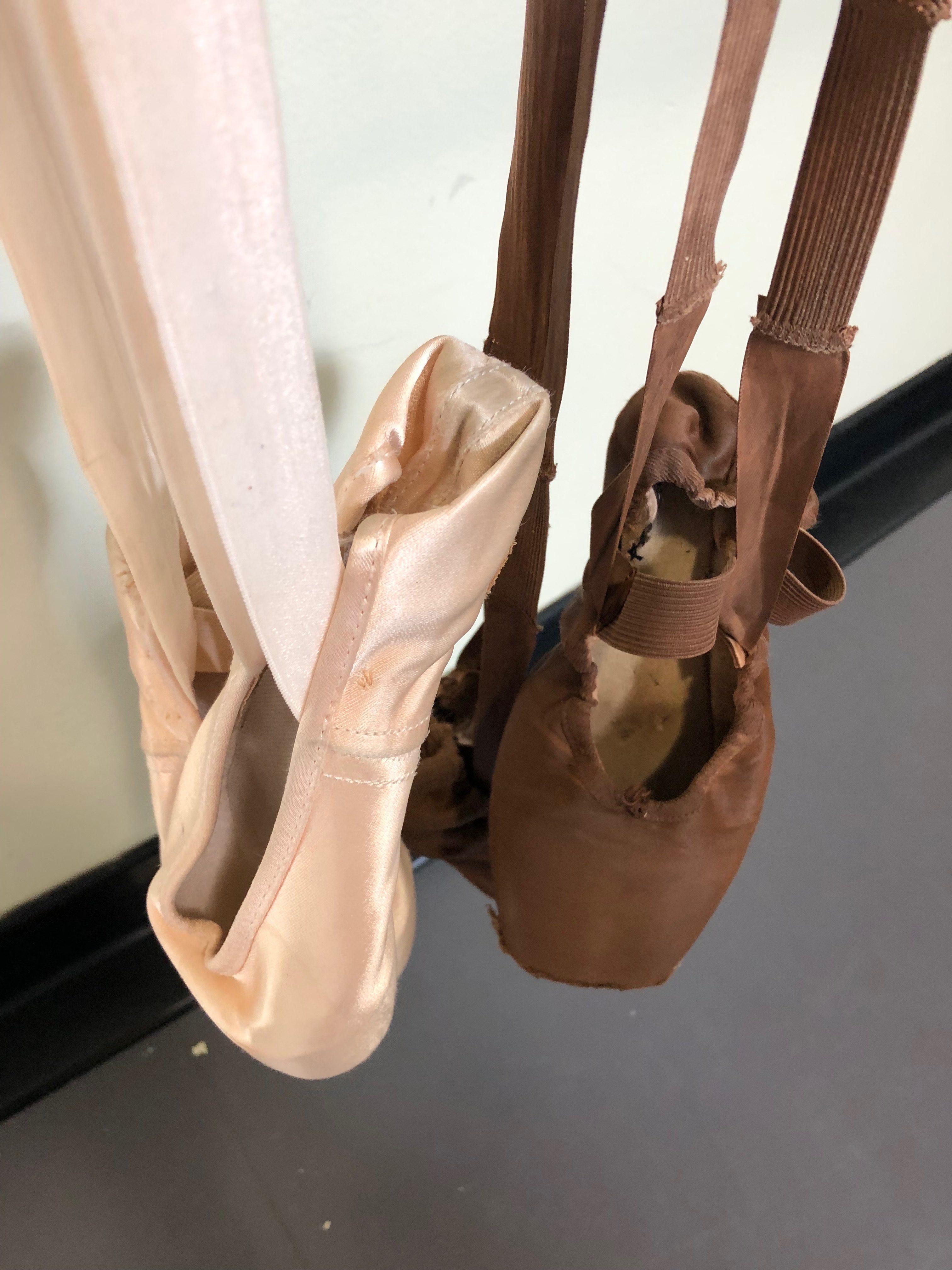 skin tone pointe shoes