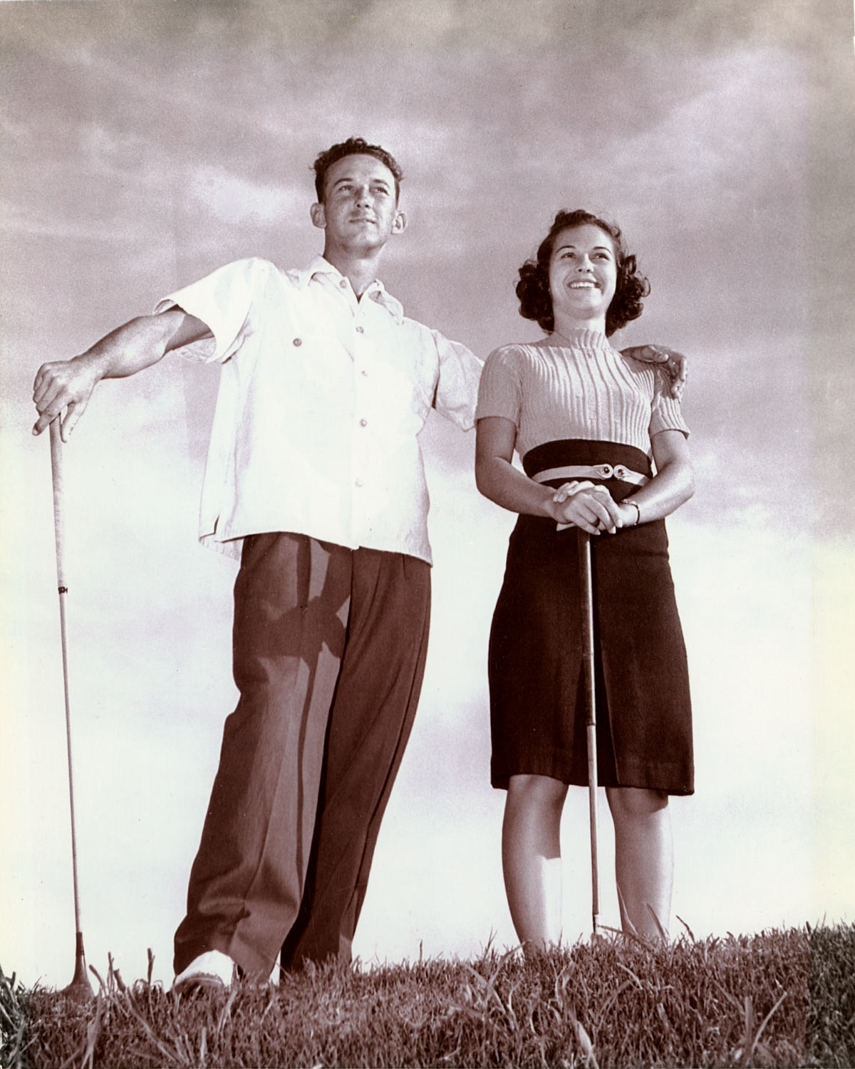 Chester Mims and Bettye Mims Danoff of Sunset Golf Center