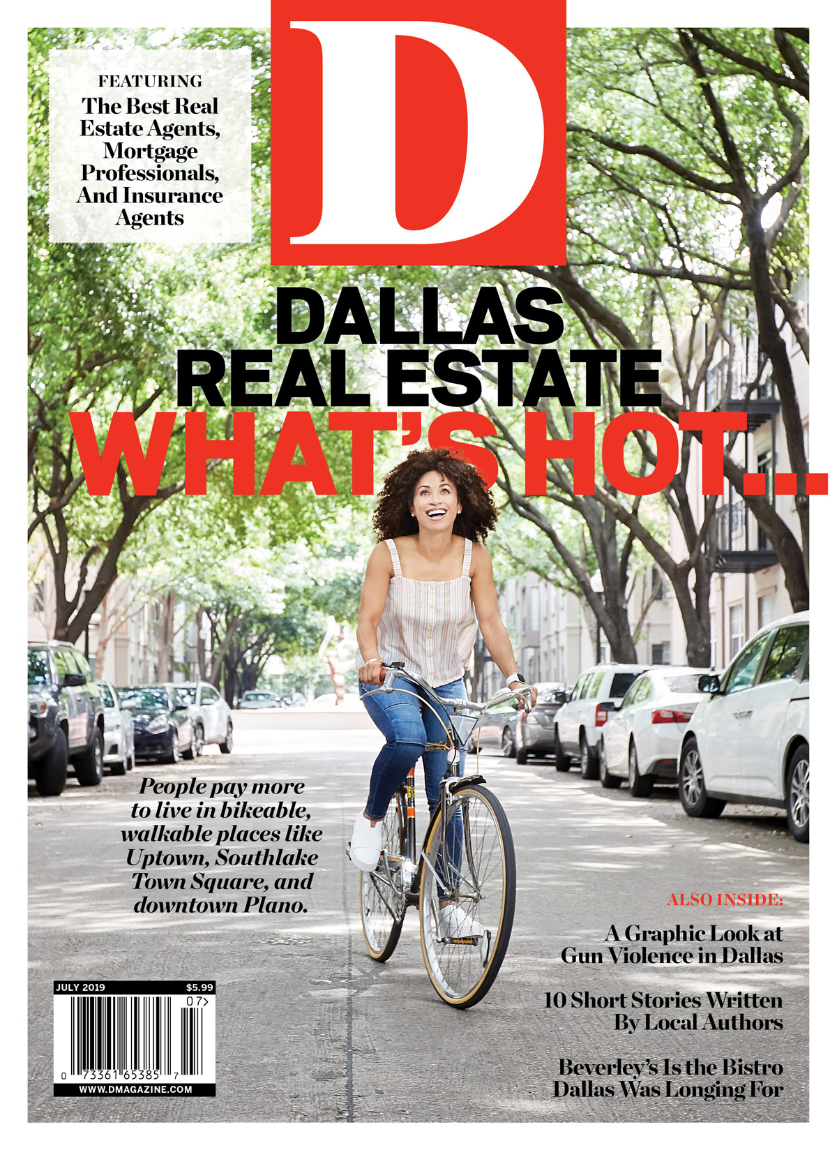 D Magazine July 2019 Issue on Dallas Real Estate