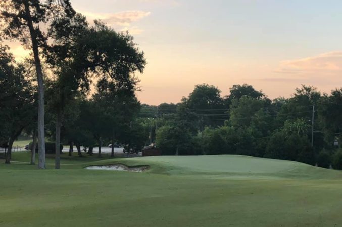 6th green at Stevens