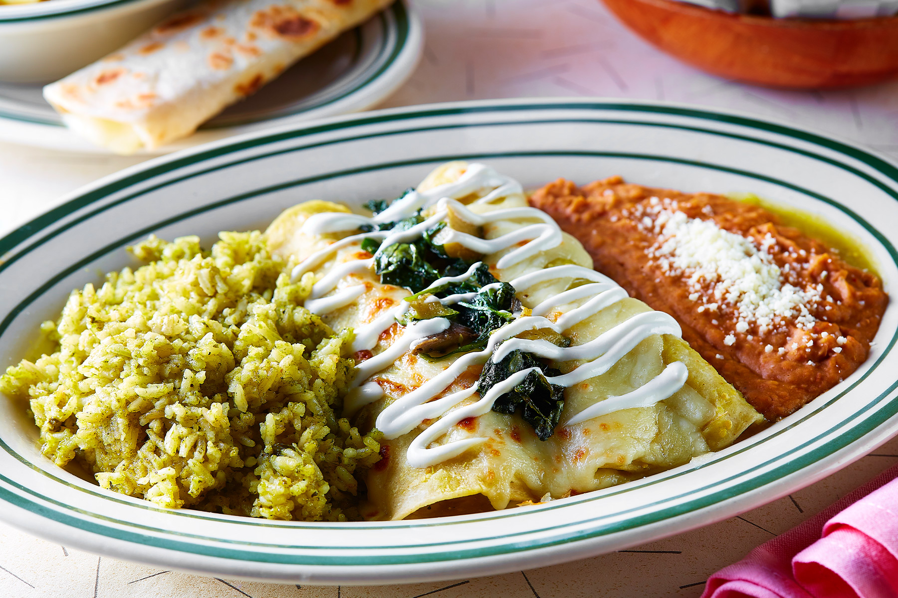 Spinach Enchiladas