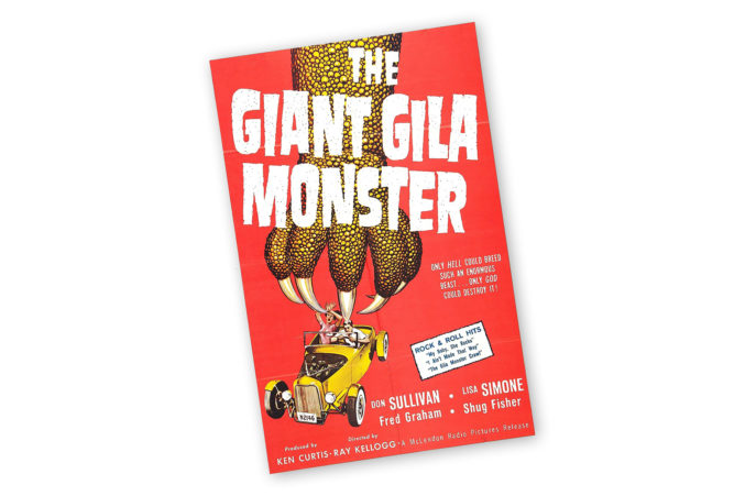 the giant gila monster poster