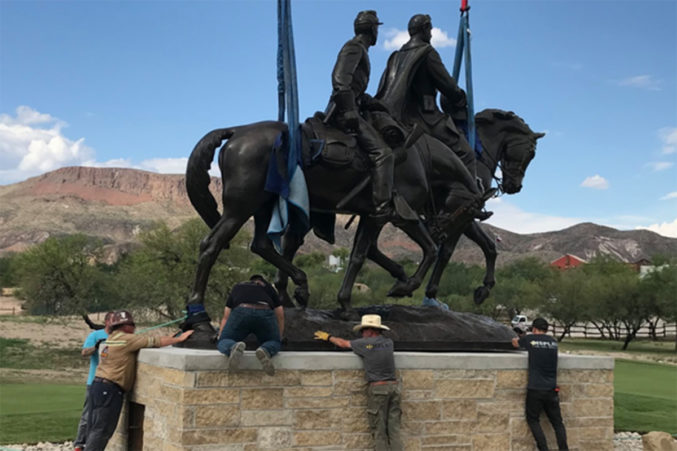 Robert E. Lee Statue Black Jack's Crossing