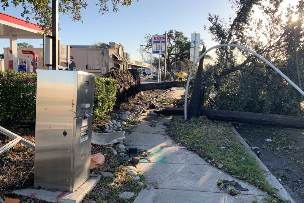 Look at the Tornado Damage Near Preston and Royal - D Magazine