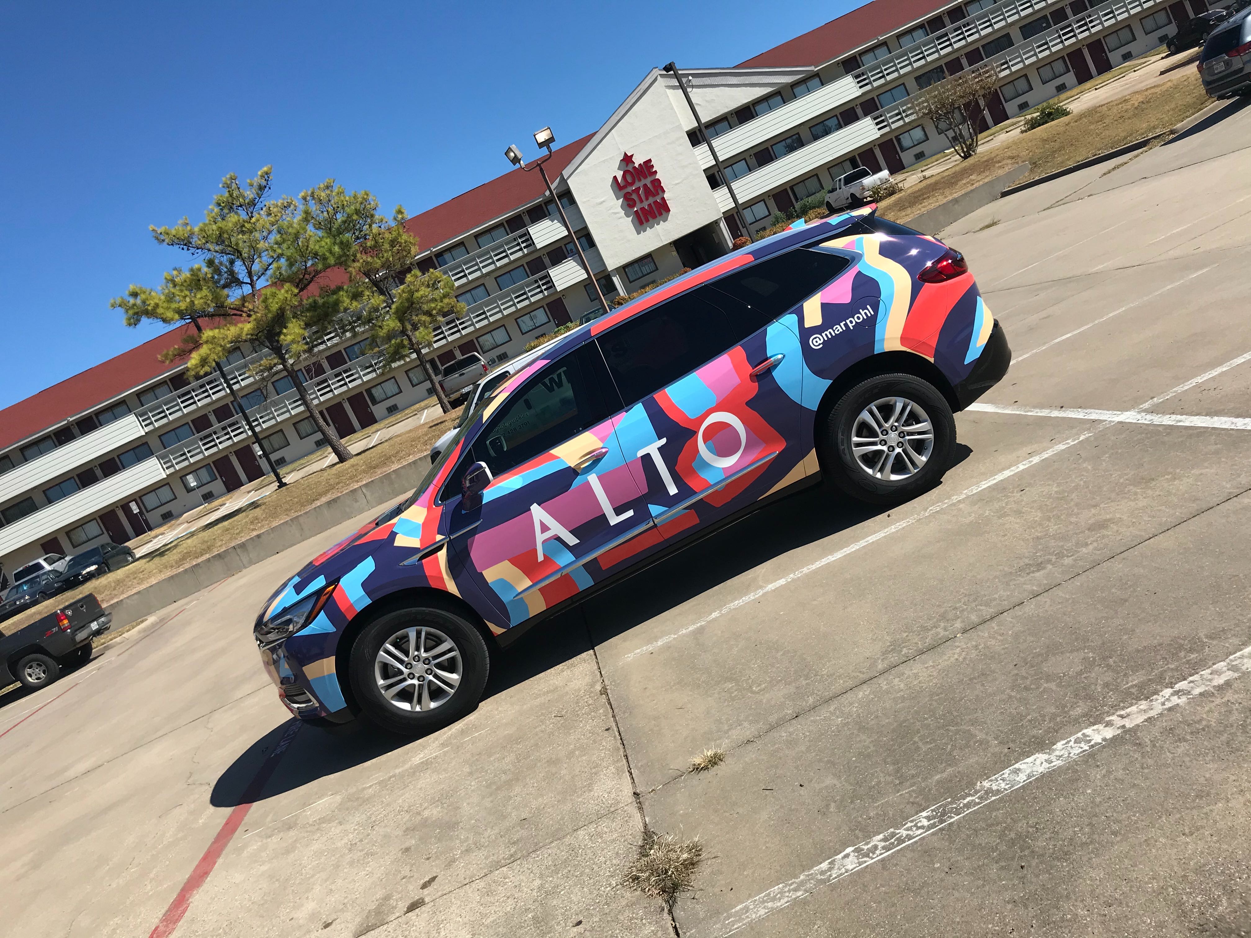 Dallas rideshare Alto partners with local artists