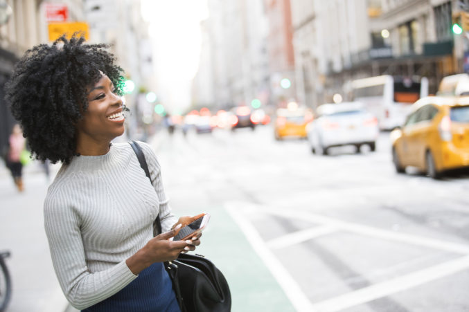 Girl Waiting for her Uber