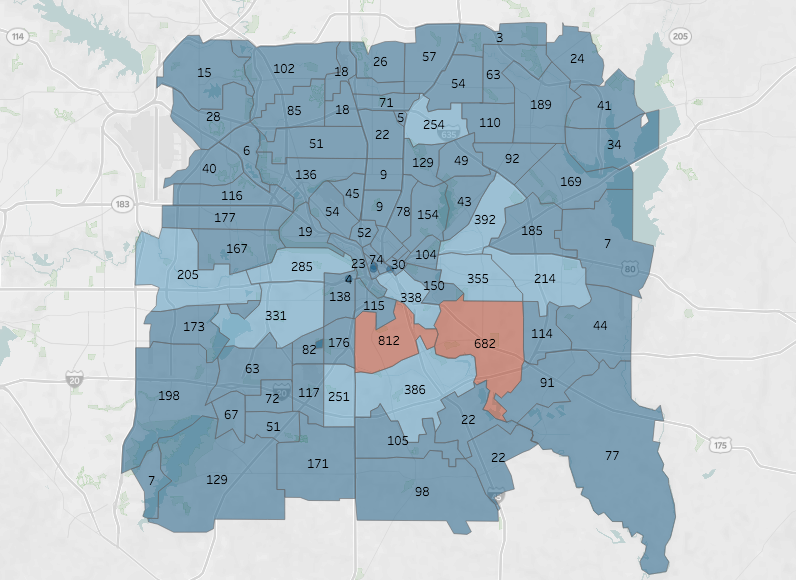 Two Dallas ZIP Codes Produce More Inmates Than Any Others In Texas D 