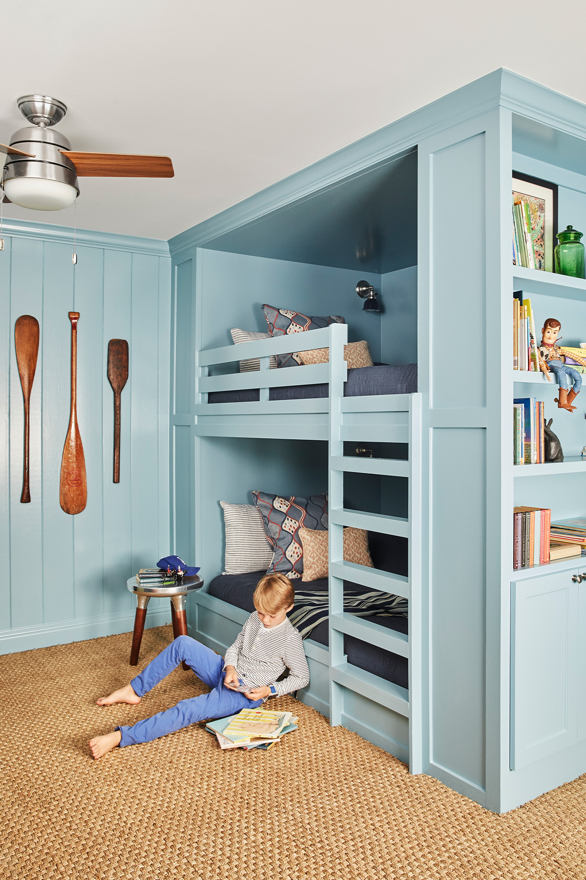 Custom bunk beds for the Taylor boys