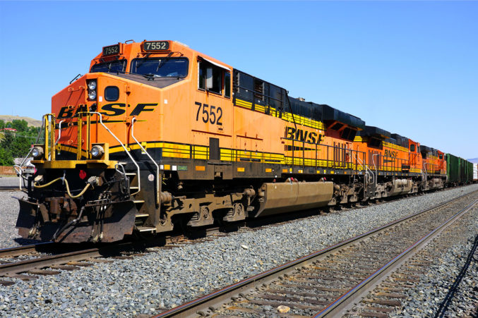 BNSF railroad train