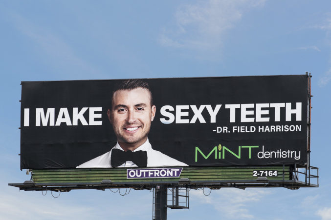 sexy teeth billboard