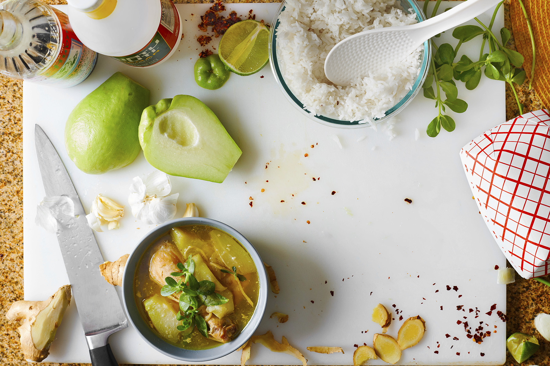 filipino food cutting board