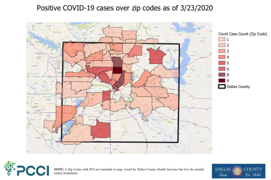 Zip Code Map Dallas The Nonprofit Mapping Covid-19 In Dallas - D Magazine