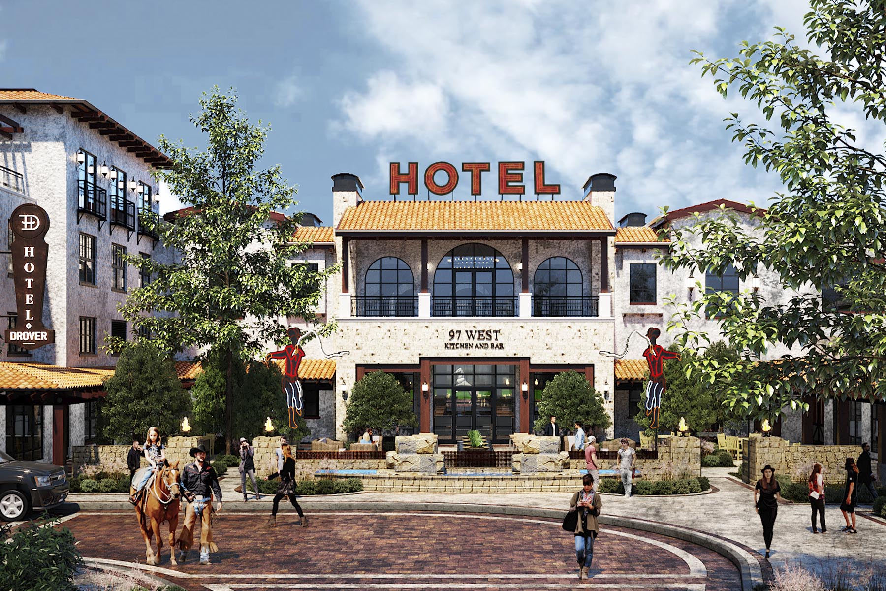 Hotel Drover Rendering