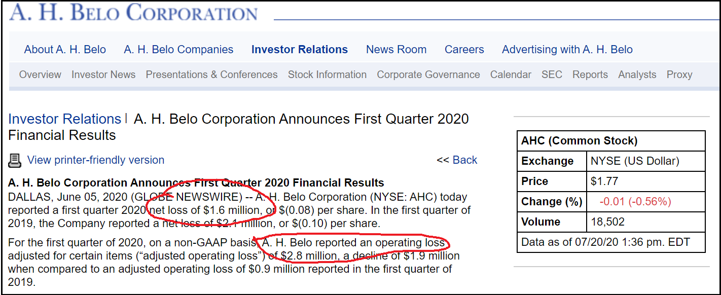 belo-operating-losses