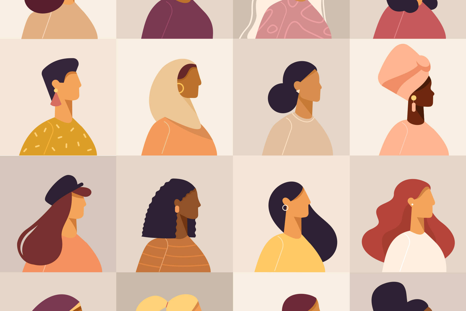 diverse women illustration