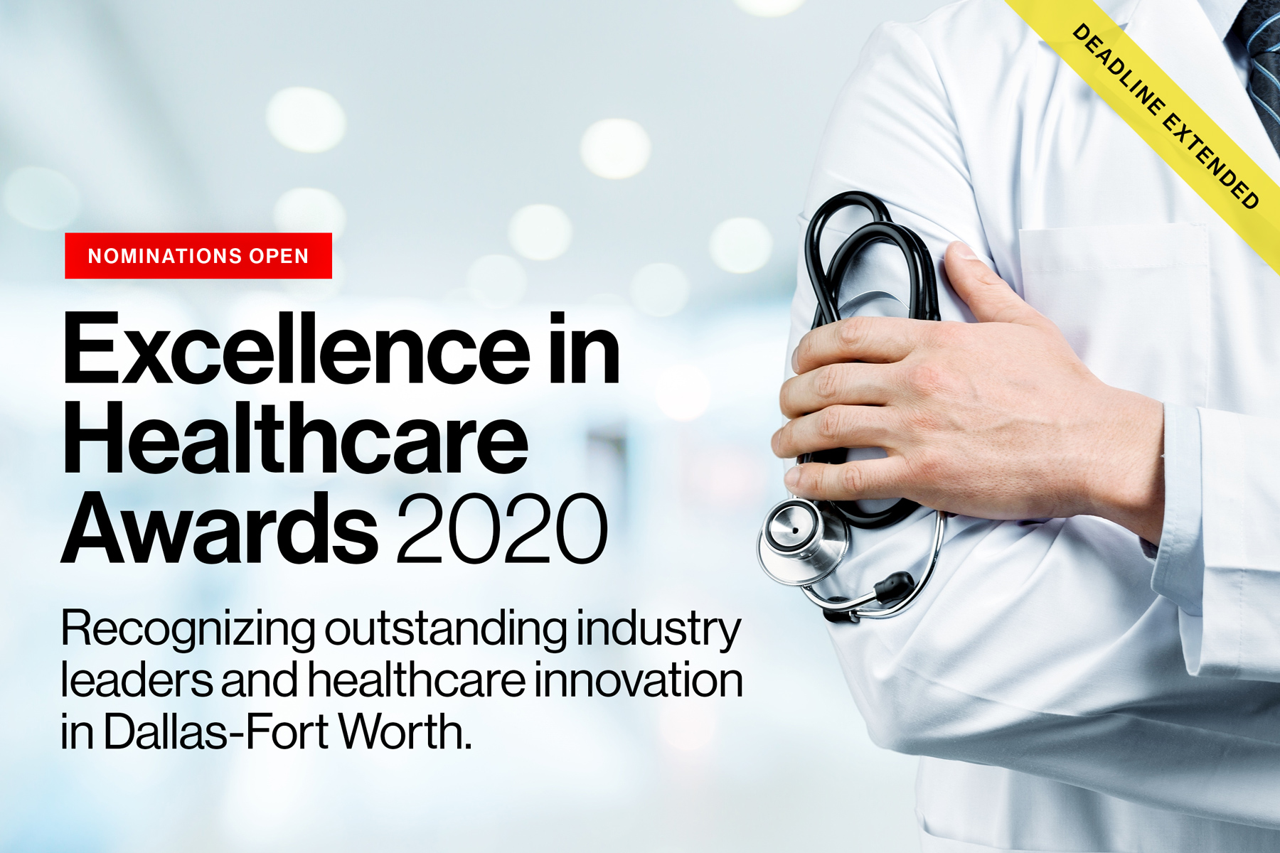 D CEO Excellence in Healthcare Awards Deadline Extended 2020