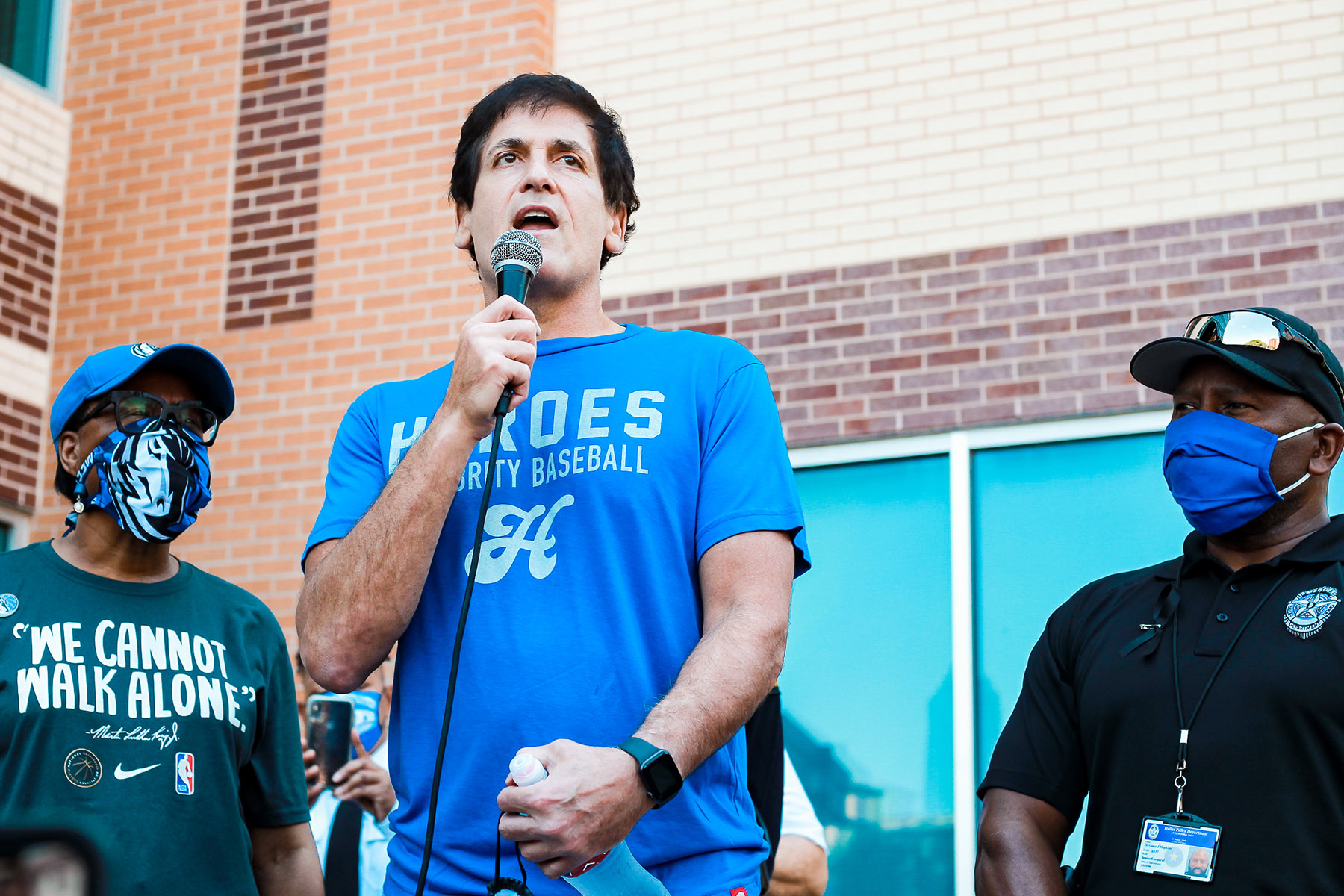 Mark Cuban Dallas protest