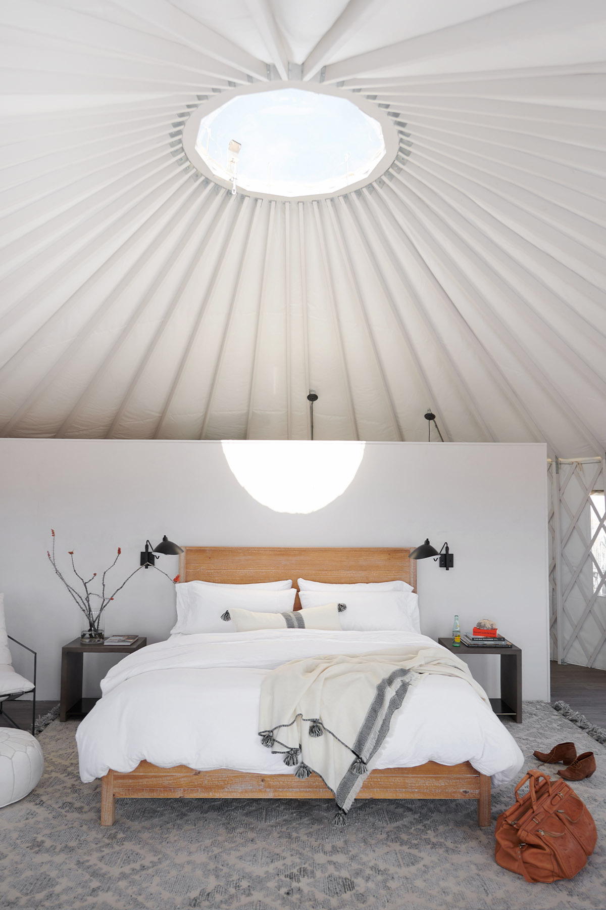 Amber Venz Box Big Bend Yurt bedroom