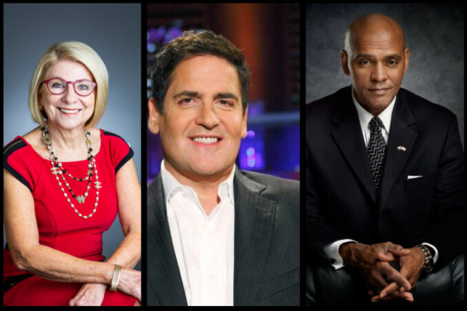 Imprimis Group CEO Valerie Freeman, Mark Cuban, and restaurateur Roland Parrish