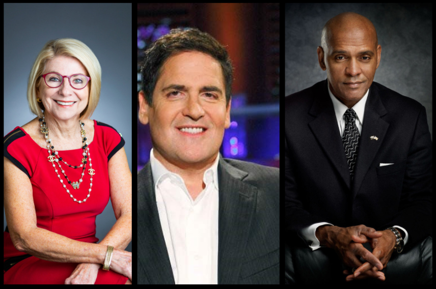 Imprimis Group CEO Valerie Freeman, Mark Cuban, and restaurateur Roland Parrish