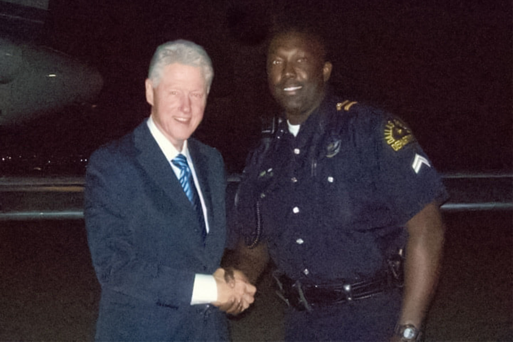 Larry Gordon with Bill Clinton