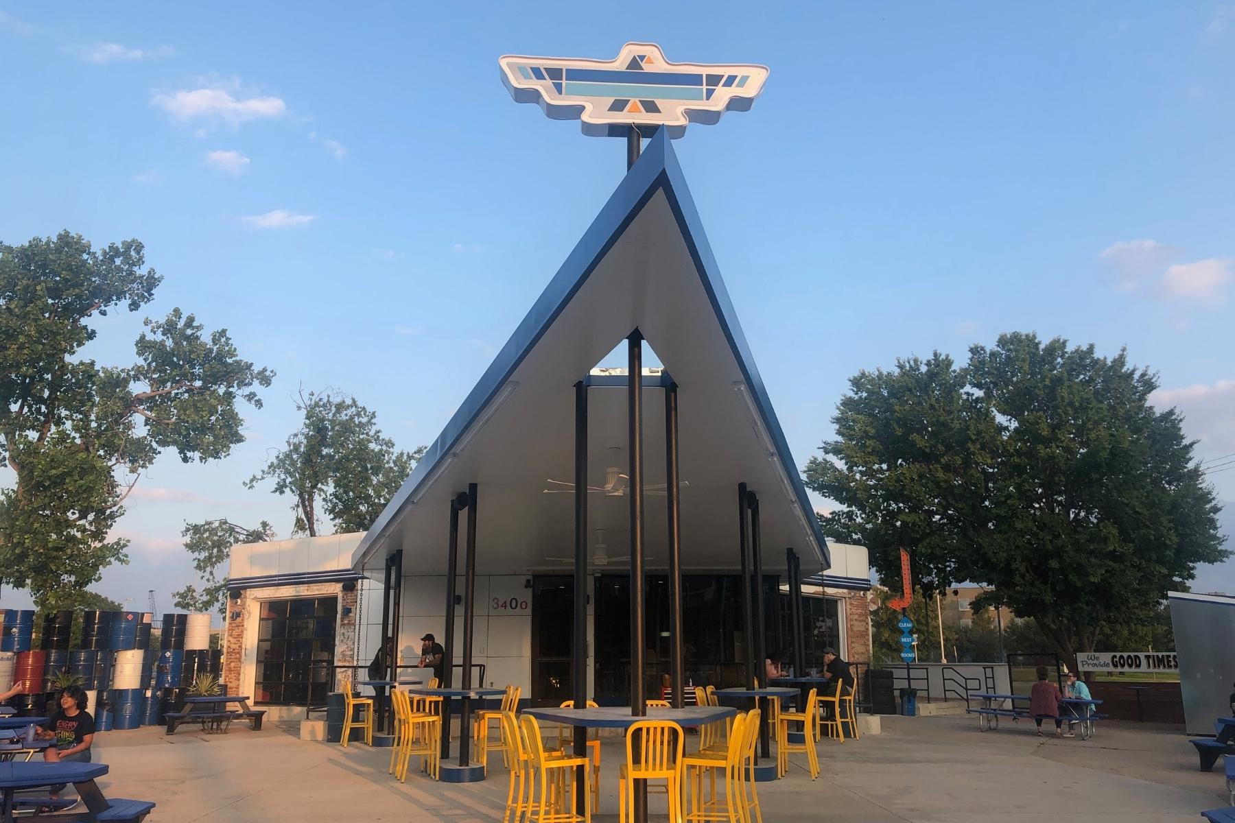 Exterior of Thunderbird Station, a new bar in Deep Ellum from owner Kim Finch