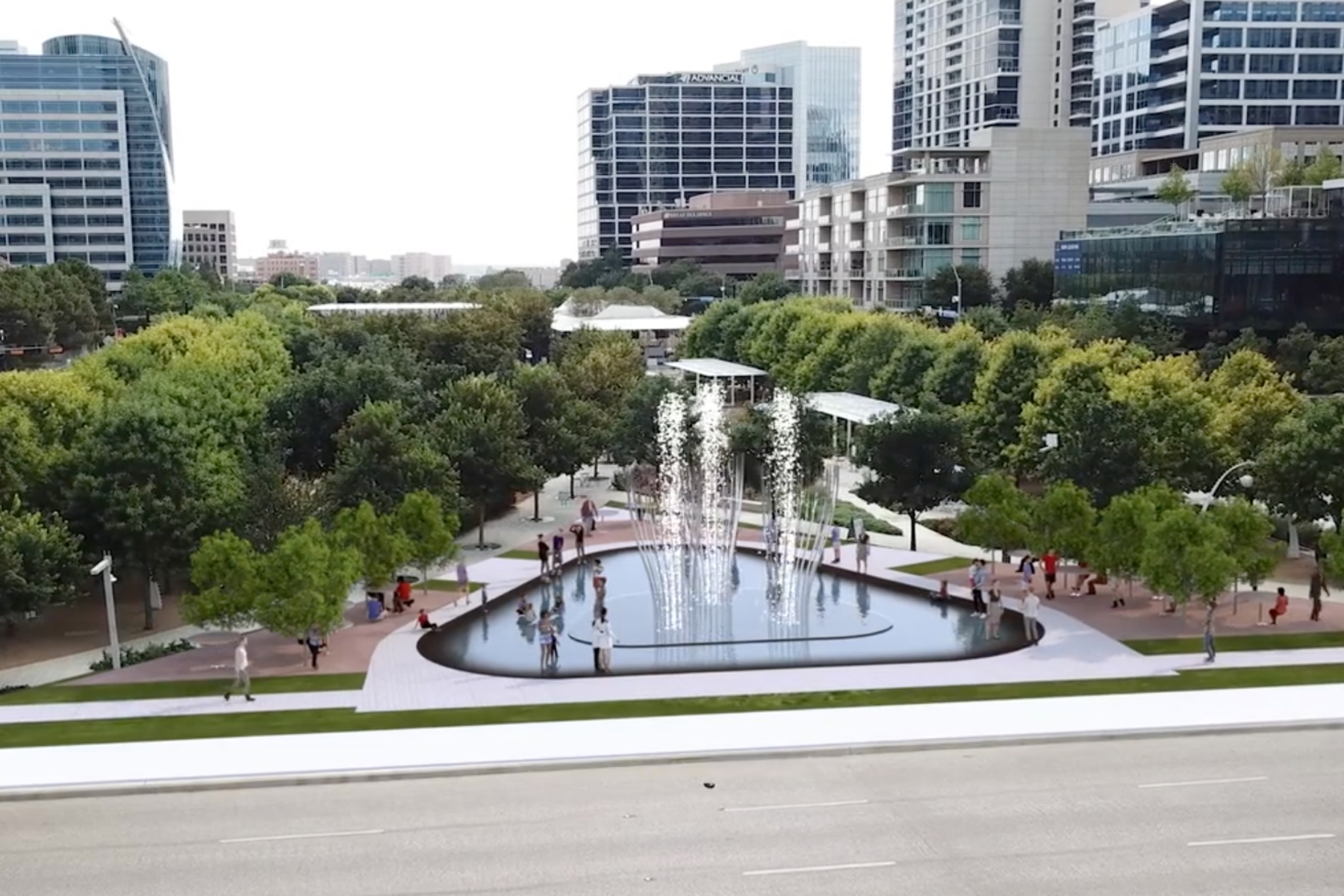 park fountain