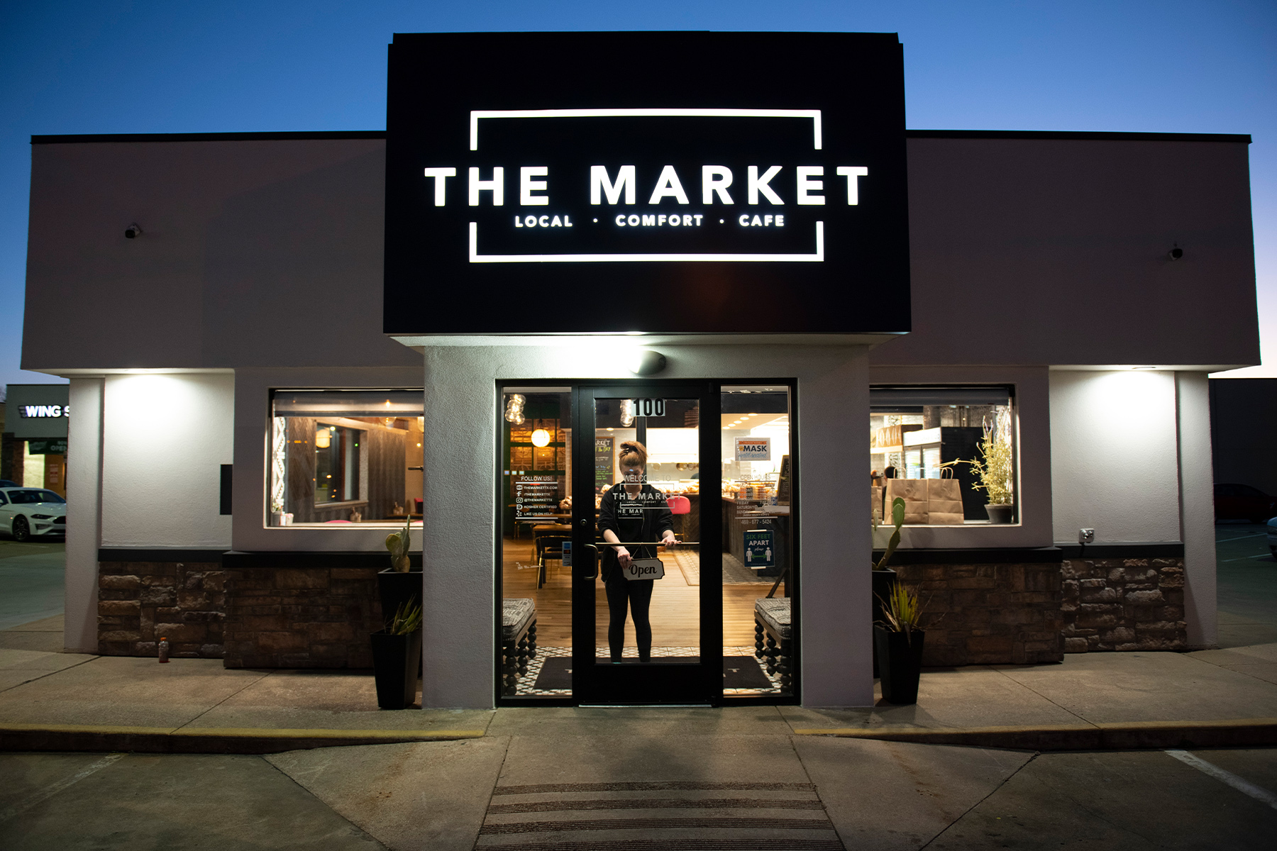 The Market Local Comfort Cafe exterior