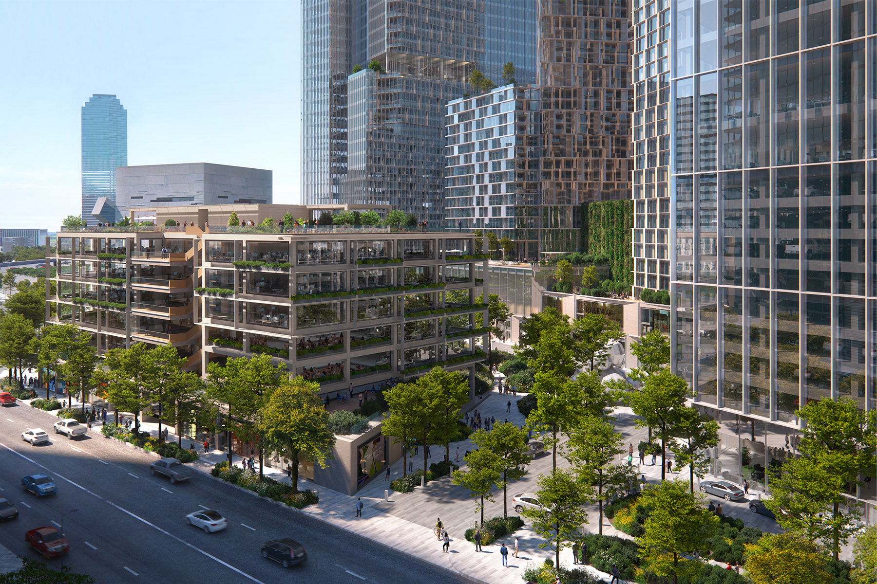 Hunt Realty Mass Timber project on Field Street