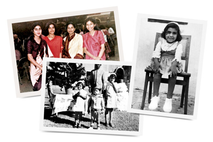 Madhuri Andrews childhood photos