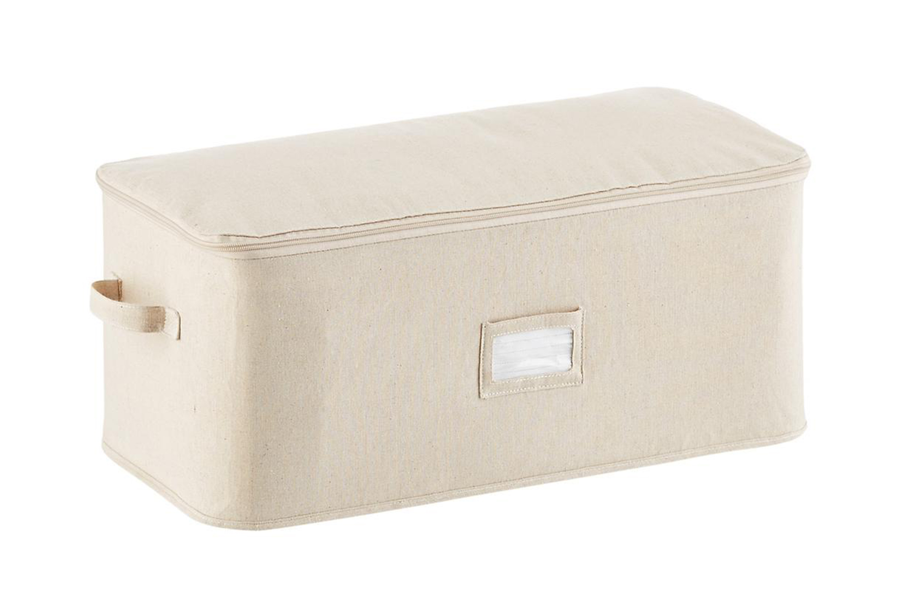 Natural closet storage bag from the container store