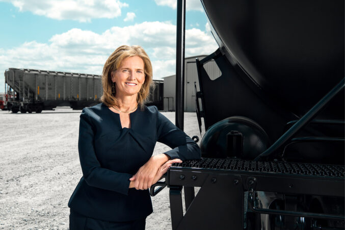 Jean Savage CEO and president at TrinityRail