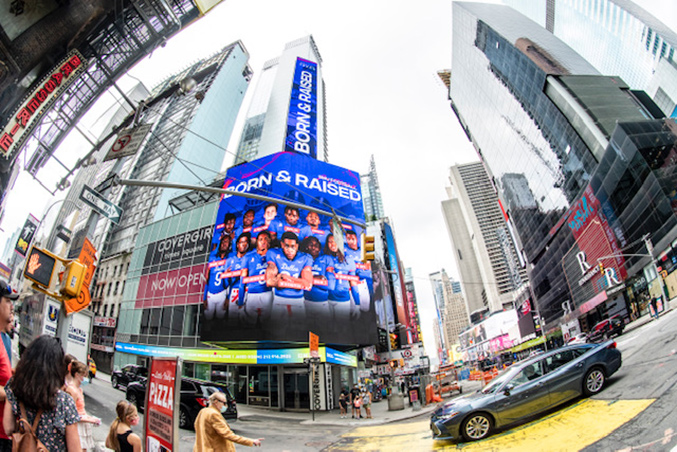 FrontBurner Poll: How About These SMU Football Ads in Times Square? - D ...