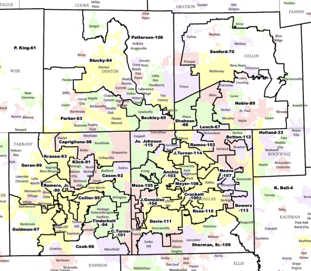 How Redistricting Will Carve Up Dallas’ State Representation - D Magazine