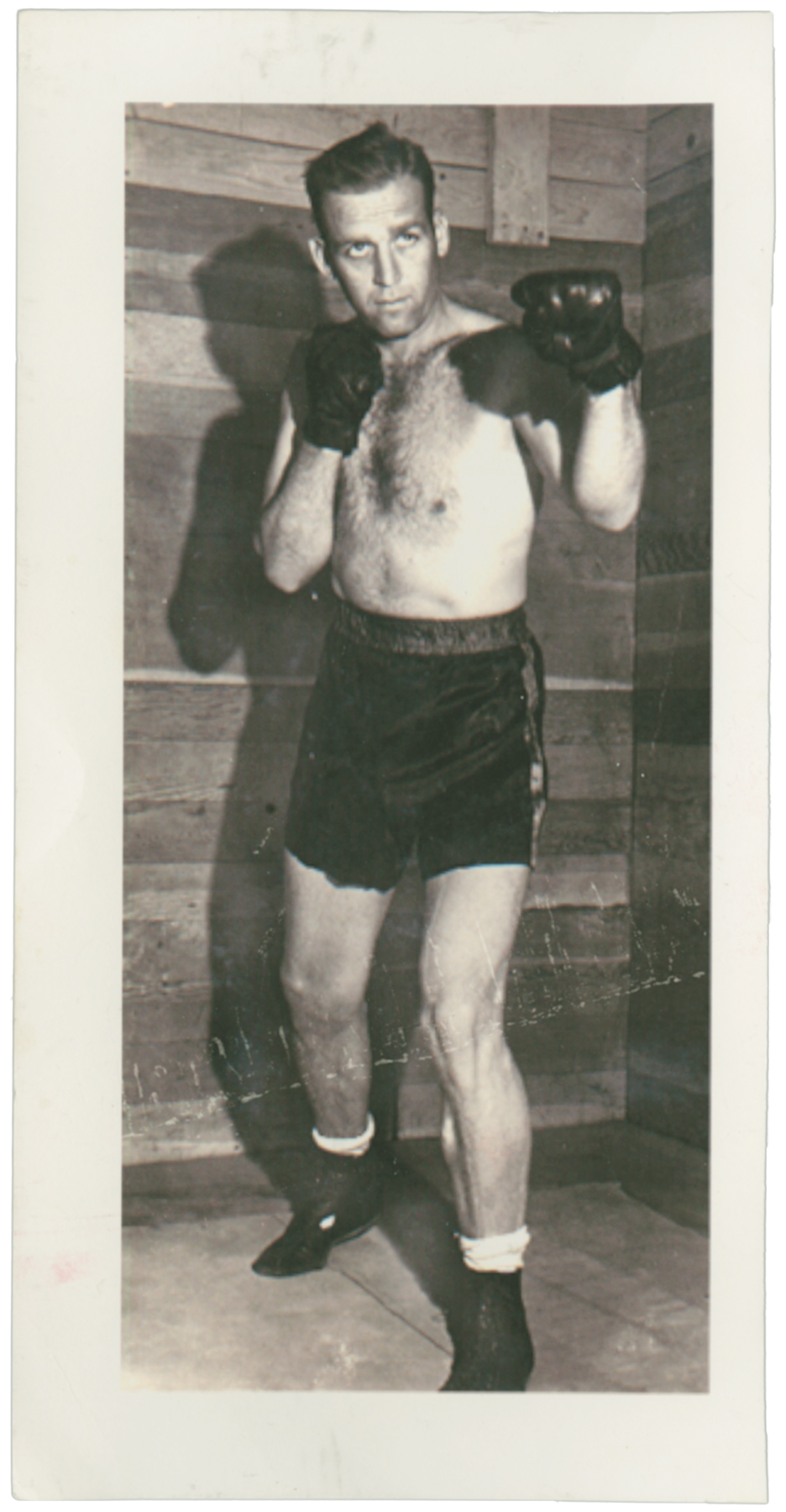 Doc Dolan as a light heavyweight boxer in the Army