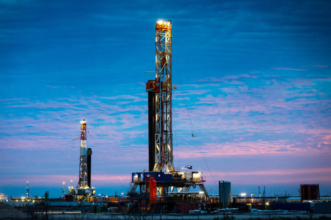 A Pioneer rig in Midland