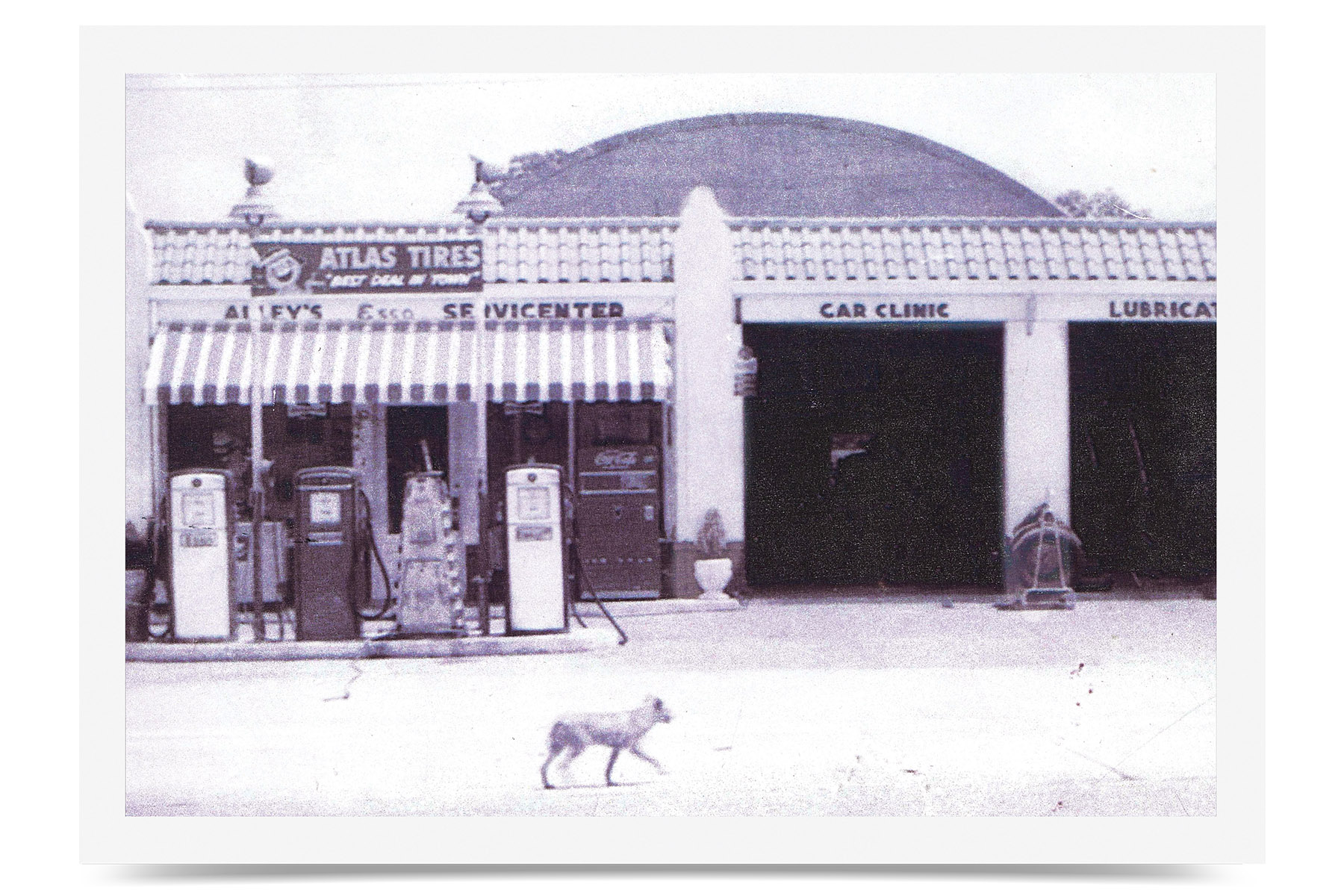 Alley family service station in Pine Bluff, Arkansas