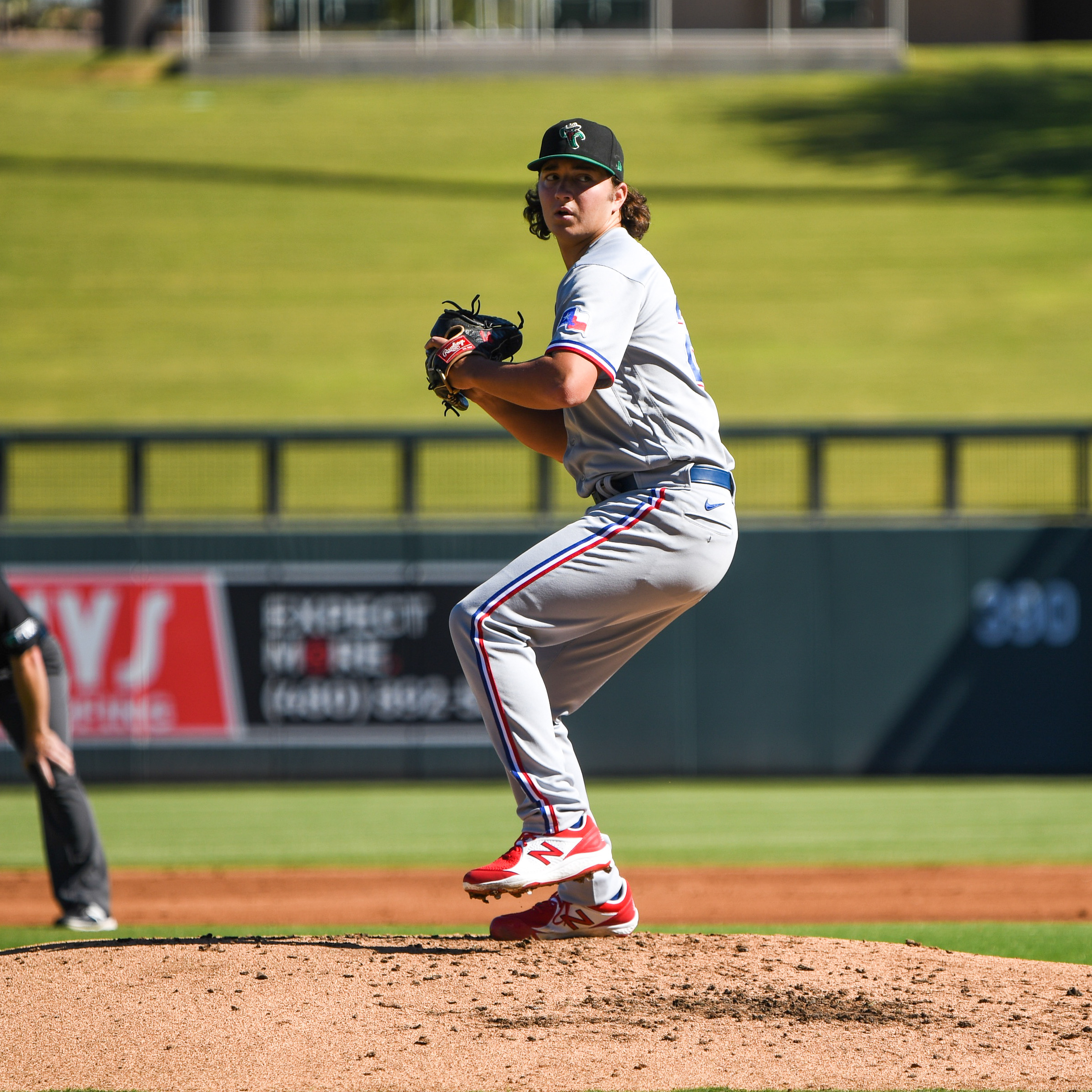 Rangers prospect Owen White pitches perfect inning in All-Star Futures Game