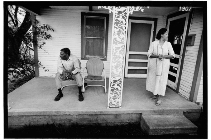 Willie Wess and his wife Irene at their home on Lawhon in 1978