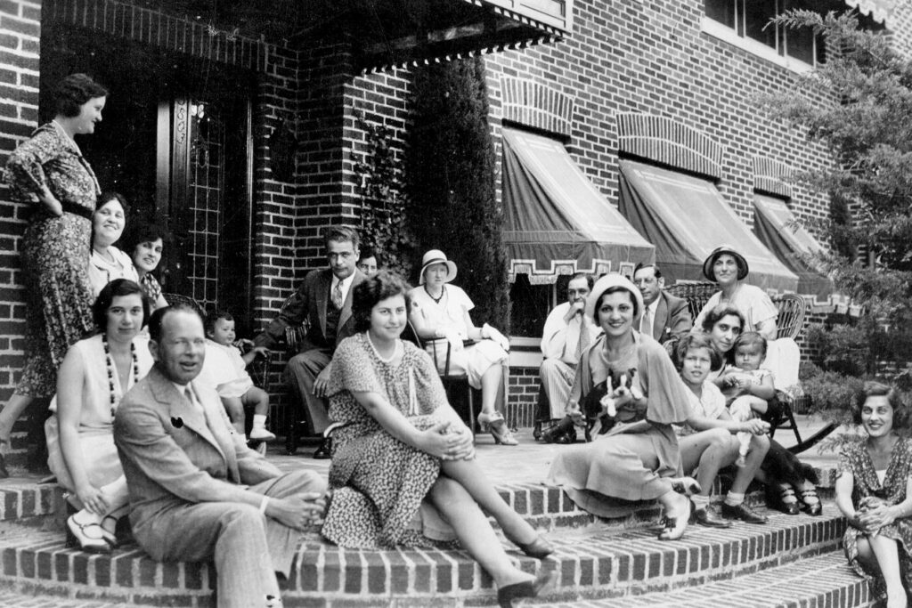 Members of the Marcus family at Carrie’s home on Swiss Avenue
